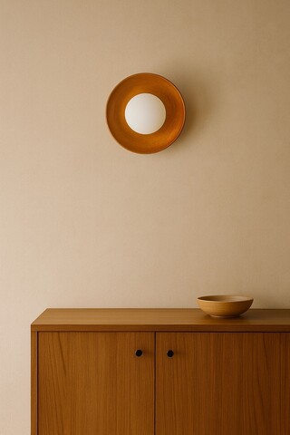 Aplica de perete, Opviq, 823OLY1161, Stejar / Alb