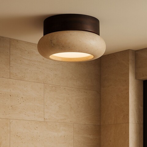 Aplica de perete, Opviq, 823OLY1171, Nuc / Bej