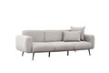 Canapea 3 locuri, Atelier del Sofa, 825BLC2882, Gri deschis
