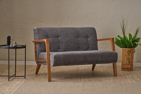 Canapea 2 locuri, Atelier del Sofa, 825BLC2944, Gri