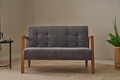 Canapea 2 locuri, Atelier del Sofa, 825BLC2944, Gri