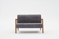 Canapea 2 locuri, Atelier del Sofa, 825BLC2944, Gri