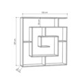 Corp biblioteca, Hanah Home, Labirent, 125x128.6x22 cm, Maro