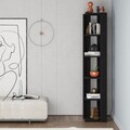 Corp biblioteca, Hanah Home, Nati Corner, 31.8x160.8x31.8 cm, Black Wood