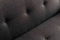 Canapea extensibila 3 locuri, Atelier del Sofa, 859FTN2813, Gri inchis