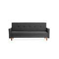Canapea extensibila 3 locuri, Atelier del Sofa, 859FTN2813, Gri inchis