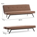 Canapea extensibila 3 locuri, Atelier del Sofa, 859FTN2816, Maro