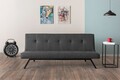 Canapea extensibila 3 locuri, Atelier del Sofa, 859FTN2817, Gri inchis