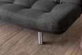 Canapea extensibila 3 locuri, Atelier del Sofa, 859FTN2828, Gri inchis