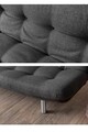 Canapea extensibila 3 locuri, Atelier del Sofa, 859FTN2828, Gri inchis