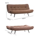 Canapea extensibila 3 locuri, Atelier del Sofa, 859FTN2830, Maro deschis