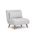 Fotoliu extensibil, Atelier del Sofa, 859FTN2832, Alb