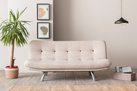 Canapea extensibila 3 locuri, Atelier del Sofa, 859FTN2845, Crem