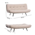 Canapea extensibila 3 locuri, Atelier del Sofa, 859FTN2845, Crem
