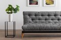 Canapea extensibila 3 locuri, Atelier del Sofa, 859FTN2847, Gri deschis