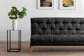 Canapea extensibila 3 locuri, Atelier del Sofa, 859FTN2848, Gri inchis