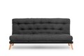 Canapea extensibila 3 locuri, Atelier del Sofa, 859FTN2848, Gri inchis
