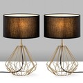 Set de lămpi de masă, Opviq, 892OPV2213, Auriu