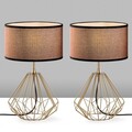 Set de lămpi de masă, Opviq, 892OPV2214, Auriu