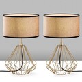Set de lămpi de masă, Opviq, 892OPV2215, Auriu