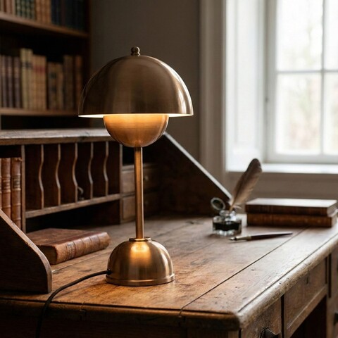 Lampa de masa, Opviq, 892OPV2234, Maro antichizat