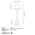 Lampa de masa, Opviq, 892OPV2246, Negru