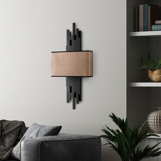35x75x10 cm, Negru;Maro deschis