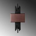 Aplica de perete, Opviq, 892OPV2408, Negru/Maro