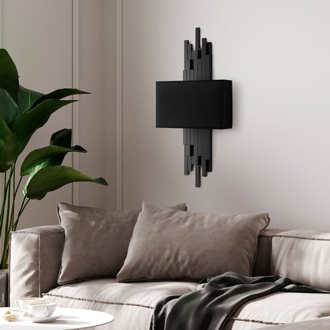 Aplica de perete, Opviq, 892OPV2409, Negru