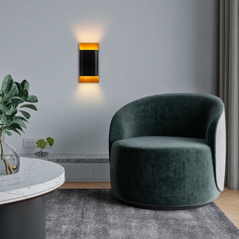 Aplica de perete, Opviq, 892OPV2422, Negru