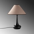 Lampa de masa, Opviq, 892OPV2454, Maro deschis / Negru