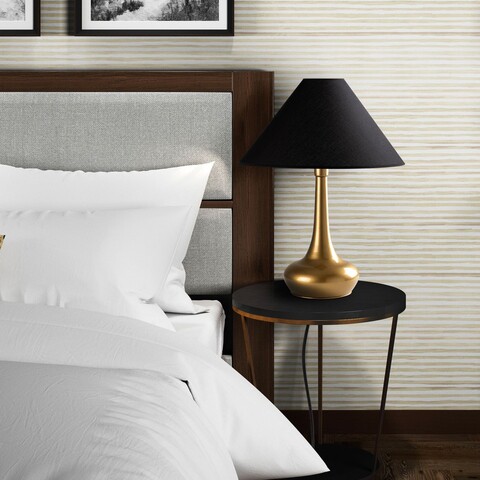 Lampa de masa, Opviq, 892OPV2458, Aur/Negru