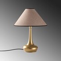 Lampa de masa, Opviq, 892OPV2459, Auriu / Maro deschis
