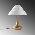Lampa de masa, Opviq, 892OPV2461, Aur/Alb