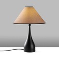 Lampa de masa, Opviq, 892OPV2464, Negru / Maro deschis