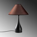 Lampa de masa, Opviq, 892OPV2465, Negru/Maro