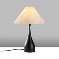 Lampa de masa, Opviq, 892OPV2466, Alb/Negru
