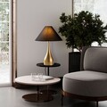 Lampa de masa, Opviq, 892OPV2468, Aur/Negru