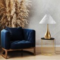 Lampa de masa, Opviq, 892OPV2471, Aur/Alb