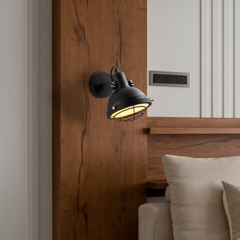 Aplica de perete, Opviq, 892OPV2489, Negru