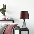 Lampa de masa, Opviq, 892OPV2495, Negru/Maro