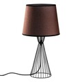 Lampa de masa, Opviq, 892OPV2495, Negru/Maro
