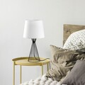 Lampa de masa, Opviq, 892OPV2497, Alb/Negru