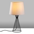 Lampa de masa, Opviq, 892OPV2497, Alb/Negru