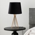 Lampa de masa, Opviq, 892OPV2498, Aur/Negru