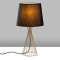Lampa de masa, Opviq, 892OPV2498, Aur/Negru