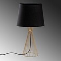 Lampa de masa, Opviq, 892OPV2498, Aur/Negru