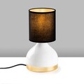 Lampa de masa, Opviq, 892OPV2547, Alb/Negru