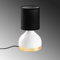 Lampa de masa, Opviq, 892OPV2547, Alb/Negru