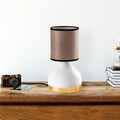 Lampa de masa, Opviq, 892OPV2548, Alb/Maro deschis